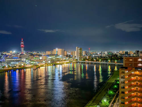 ホテルオークラ新潟のビアガーデン